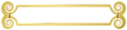 Gold Deco Element PNG Clip Art Image