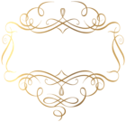 Gold Decoration PNG Transparent Clip Art Image