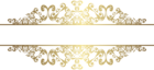 Gold Decorative Element PNG Clip Art