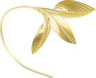 Gold Decorative Leaves PNG Clipart