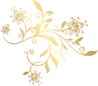 Gold Decorative Ornament PNG Clip Art