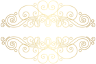 Gold Element Transparent Clip Art Image