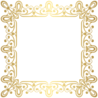 Gold Frame Border Clipart Image