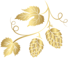 Gold Hop Transparent PNG Clip Art Image
