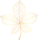 Gold Leaf Decoration PNG Clipart