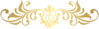 Gold Ornament Deco PNG Clip Art Image