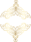 Gold Ornaments PNG Clip Art Image