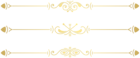 Gold Ornate Ornaments PNG Clipart