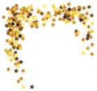 Gold Stars Decoration PNG Clipart Picture