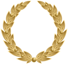 Gold Wreath Transparent PNG Clip Art Image