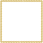 Golden Chain Frame PNG Clipart