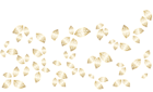 Golden Decorative Leaves Vector PNG Clipart