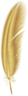 Golden Feather PNG Clip Art