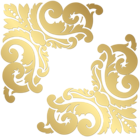 Golden Ornament Decoration PNG Clipart