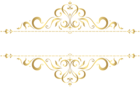 Golden Ornament PNG Clip Art Image
