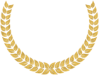 Golden Wreath PNG Clipart