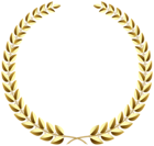 Golden Wreath Transparent PNG Clip Art Image