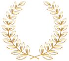 Golden Wreath Transparent PNG Clipart Picture