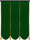 Green Curtain Transparent Clip Art
