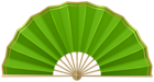 Green Fan PNG Clipart