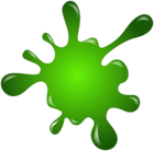 Green Paint Splatter PNG Clipart