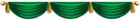 Green Upper Curtain Decoration Transparent Image