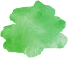 Green Watercolor Splatter PNG Clipart
