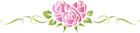 Heart Rose Pink Floral Ornament PNG Clip Art