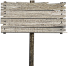 Old Wooden Sign PNG Clip Art Image