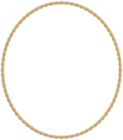 Oval Border Frame PNG Clip Art Image