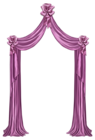 Pink Curtain Decor PNG Clipart Picture