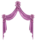Pink Decor Curtain PNG Clipart Picture
