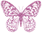 Pink Decorative Butterfly PNG Clipart Image