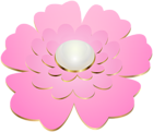 Pink Decorative Flower Transparent Clip Art