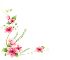 Pink Flowers Decoration PNG Clip-Art Image