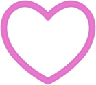 Pink Heart Border Frame PNG Clipart