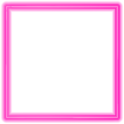 Pink Neon Border Frame PNG Clipart