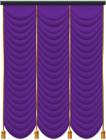 Purple Curtain Transparent Clip Art