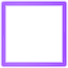 Purple Neon Border Frame PNG Clipart