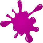 Purple Paint Splatter PNG Clipart