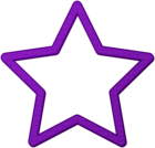 Purple Star Border Frame PNG Clip Art