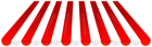 Red Awning PNG Transparent Clipart