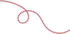 Red Beads Decor PNG Clip Art Image