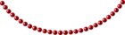 Red Beads PNG Clipart