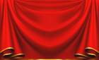 Red Curtain PNG Clipart Image