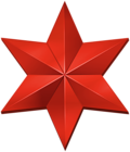 Red Decorative Star Clipart