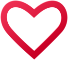 Red Heart Frame PNG Transparent Clipart
