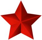 Red Pentagram Star PNG Clipart
