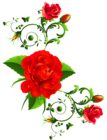 Red Roses Decor Clipart