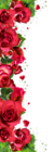 Red Roses Ornament Decor PNG Clipart Picture